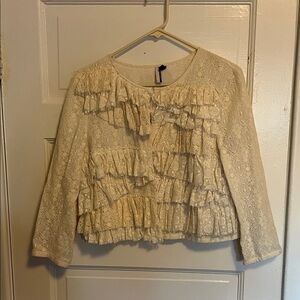 Topshop lace top